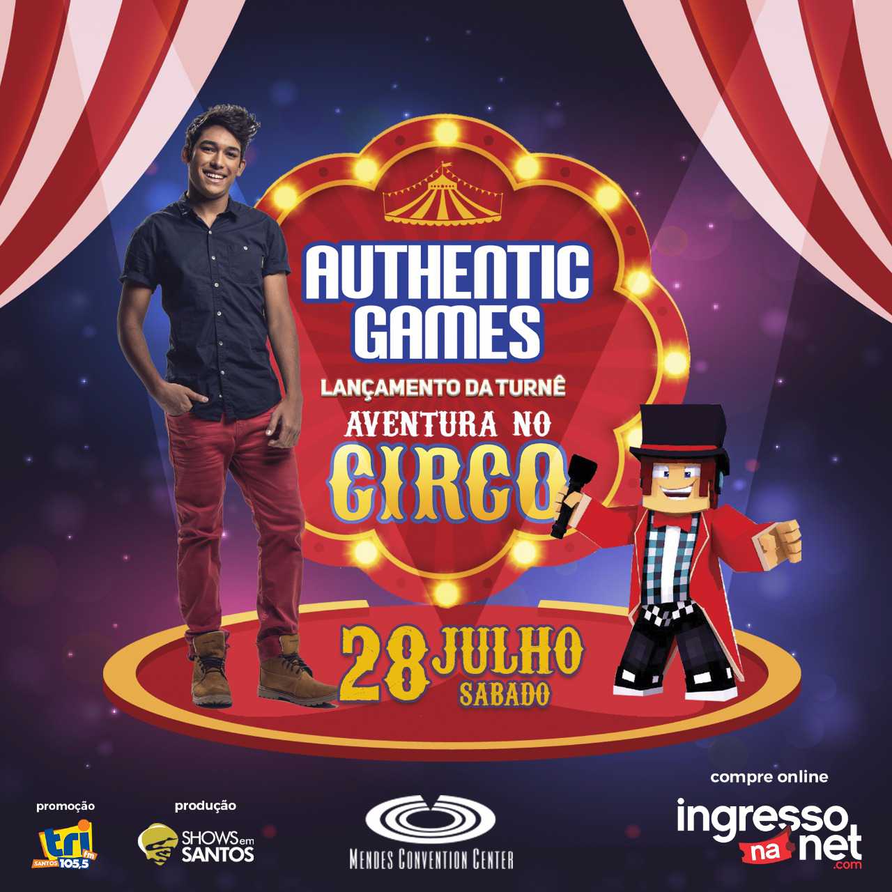 Authentic Games – Festa dos rs - Sampa Ingressos